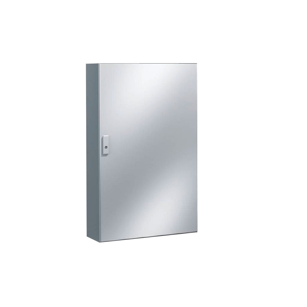 AE Gabinete mural de chapa de acero 1P 1200Hx600Wx300Dmm RAL7035 IP66 NEMA 4
