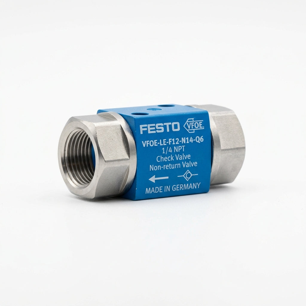 FESTO Válvula 1/4 npt de retención (válvula check)