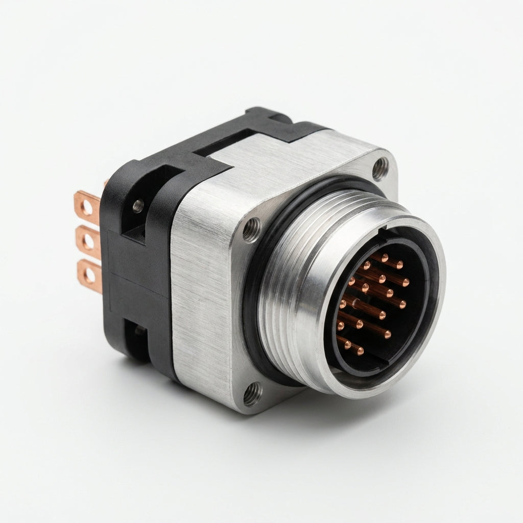 BIND Conector Industrial 4 Pines Tapa Colgante Base Atornillar