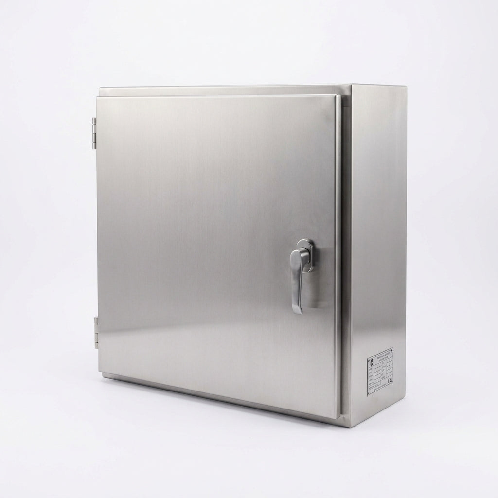 Gabinete mural de acero inoxidable AISI304 1P 600Hx600Wx300Dmm IP66 NEMA 4X