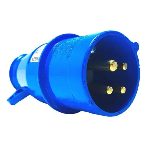 Clavija aerea Newkon 3P+T 16A 220/240Vca posición horaria 9H IP44