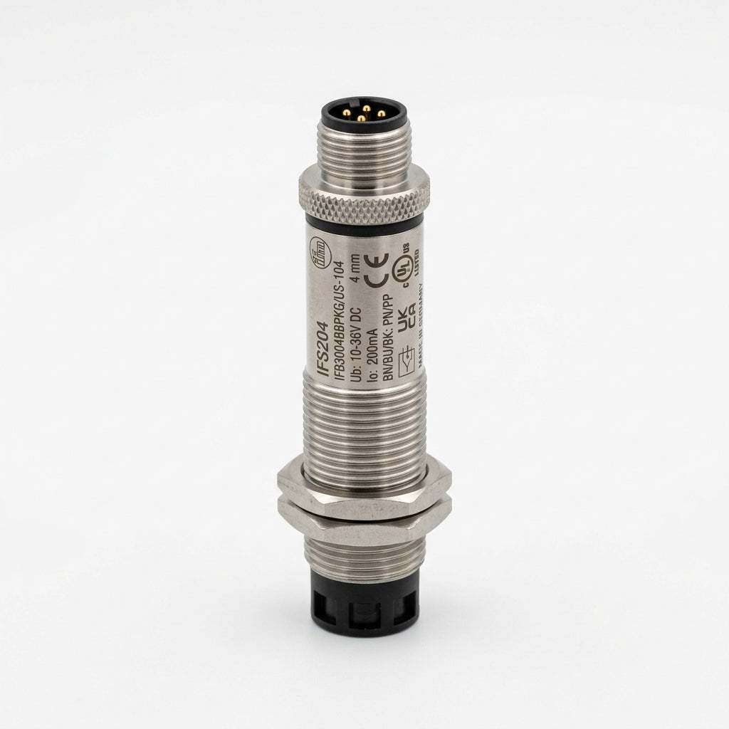 IFM	Ifs204 Ifb3004bbpkg/us-104 SENSOR INDUCTIVO