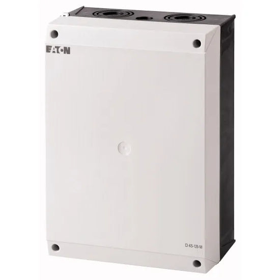 CI-K5-125-M Caja aislada con placa de montaje 234Hx200Wx125D Montaje panel IP65