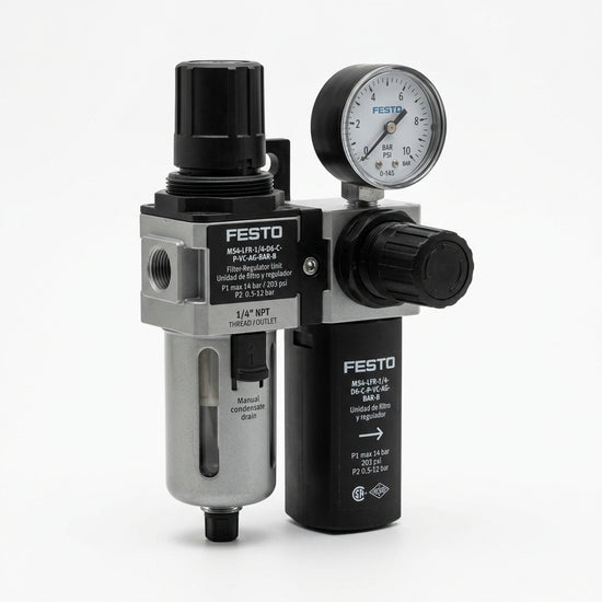 FESTO MS4-LFR-1/4-D6-C-P-VC-AG-BAR-B