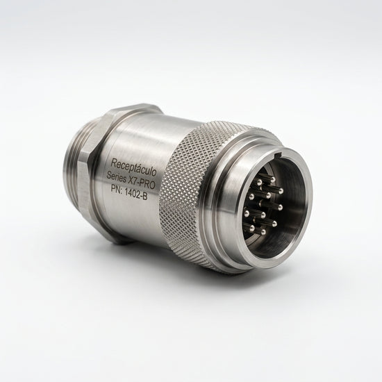 BIND DSN30 RECEPTACLE POLY BLUE SIZE 2 TYPE 4X IP 69 3P+N+G 30A 277/480 VAC 60 H N.P 63-34047-843