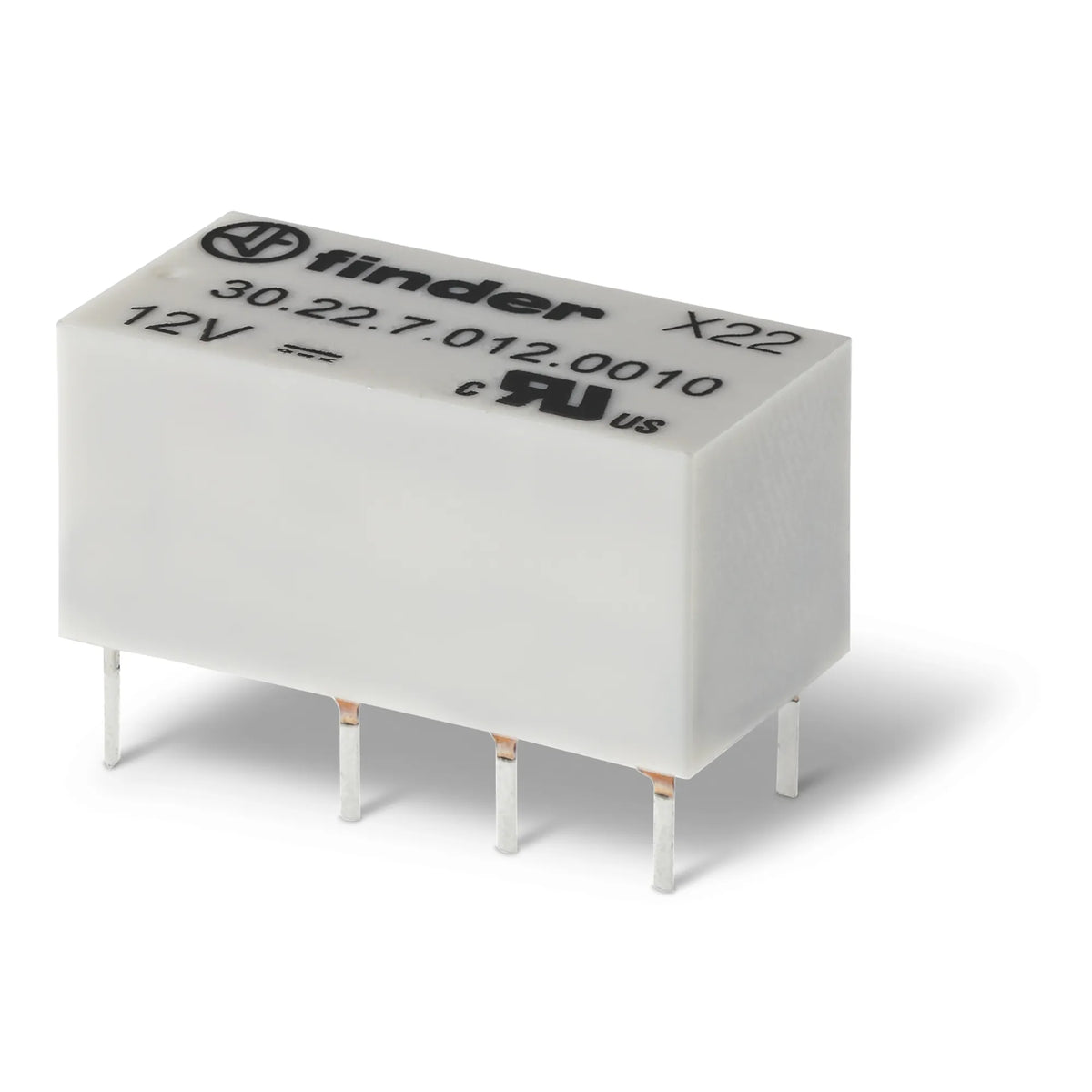 Relevador subminiatura DIL 8 pines 48VCD 2CO 2NA2NC AgNi+Au 2A 125V