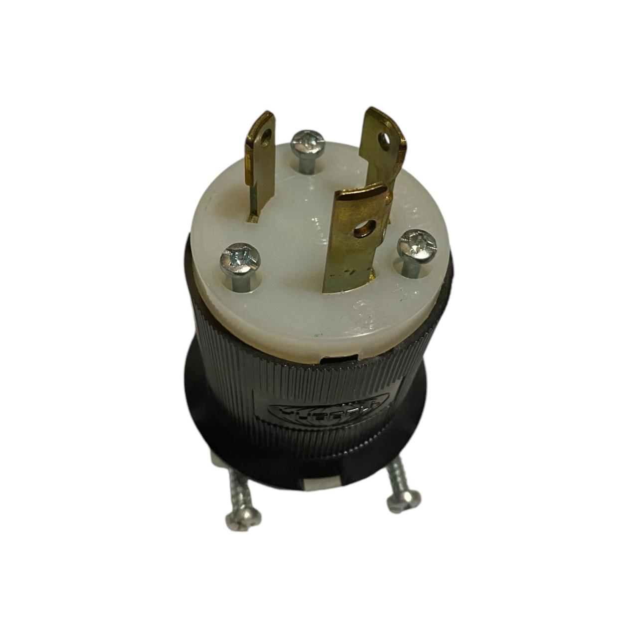 Hubbell HBL2621 enchufe de bloqueo