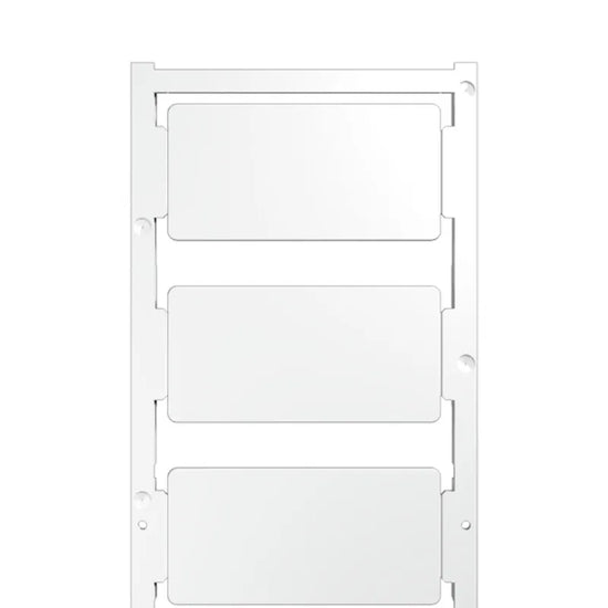 CC 30/60 K MC NE WS Etiqueta para dispositivos sin rot. 30Hx60Wmm Blanca 3pzs