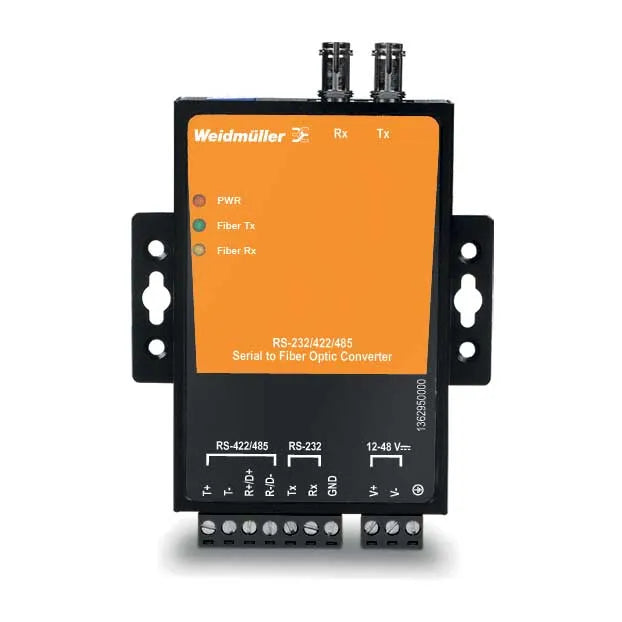 IE-MCT-1RS232/485-1ST Convertidor serial/fibra óptica 1xBorne/1xSC/ST-Duplex -40
