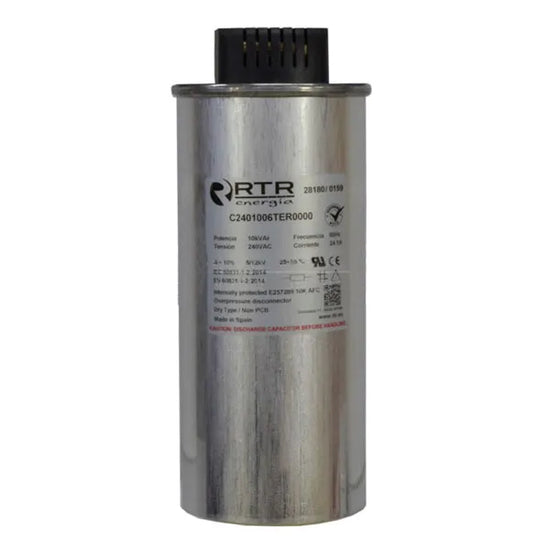 Serie TER Capacitor de potencia trifásico 15kVAR 3×57.56µF 480VCA