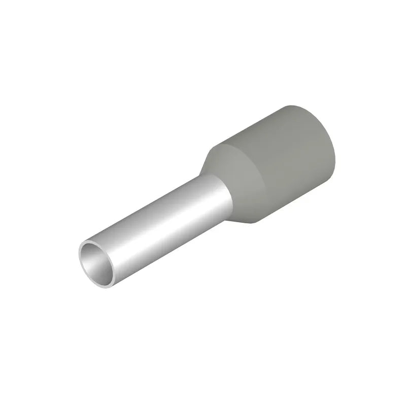 H4,0/18D GR SP Terminal tipo ferrul aislado 18L 4mm² 12AWG W-Gris 100PZ