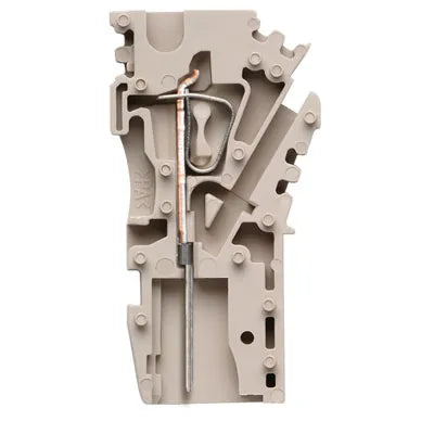 ZPS 2.5/1AN/QV/1 GN Modulo enchufable individual 2.5mm² 26-14AWG 24A 500VCA Verd