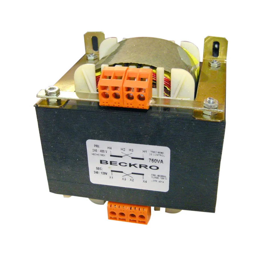 Transformador monofásico 3000VA Primario 480/240V Secundario 240/120V