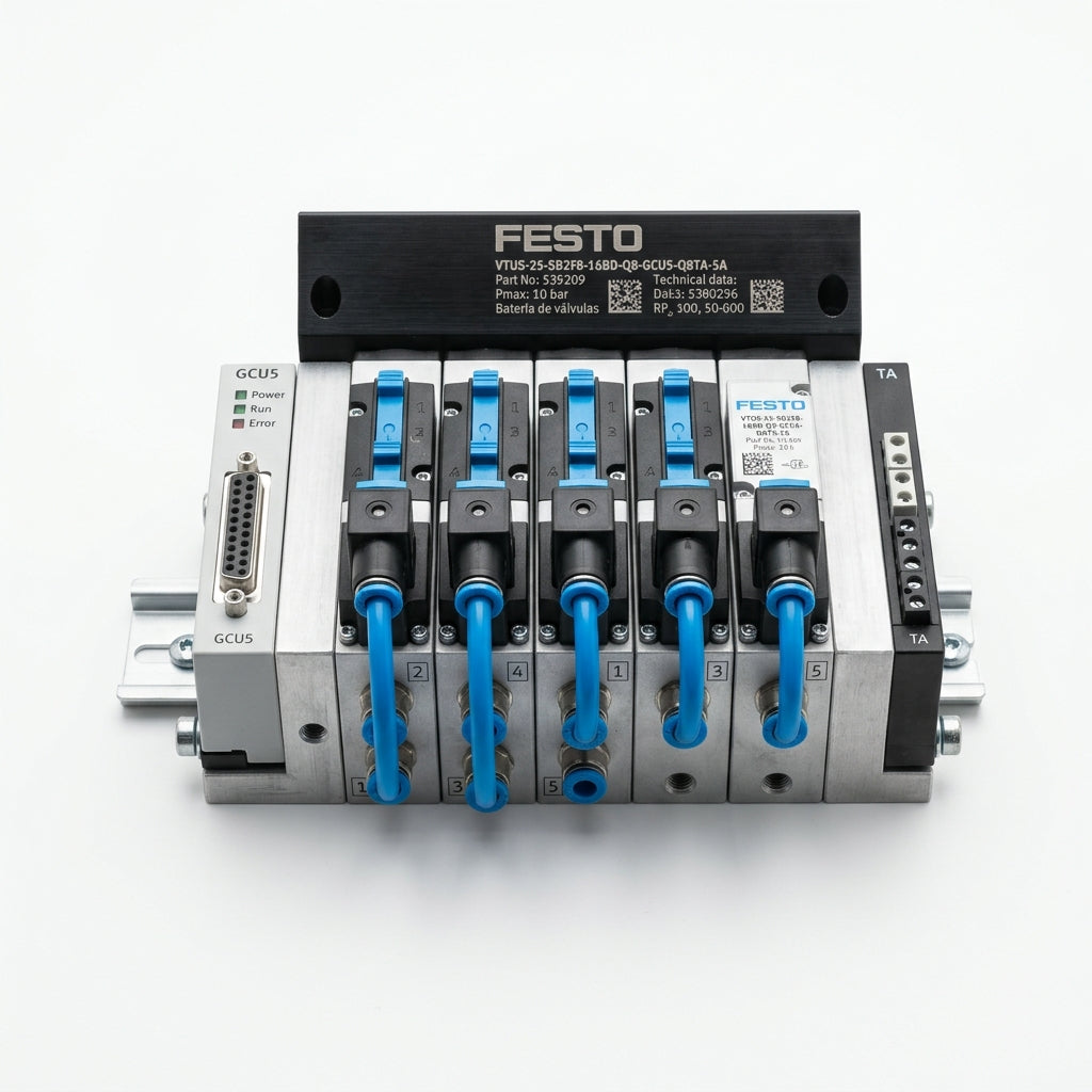 FESTO VTUS-25-SB2F8-16BD-Q8-GCU5-Q8TA-5A