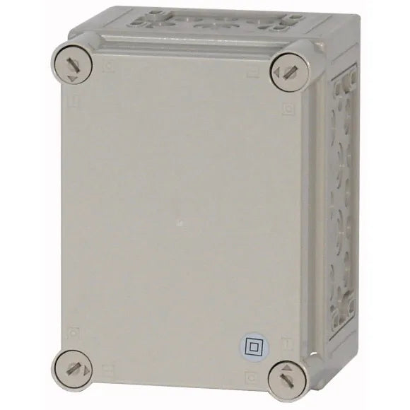 CI23E-150-RAL7032 Caja con tapa transparente y perforaciones 250Hx187.5Wx175D IP