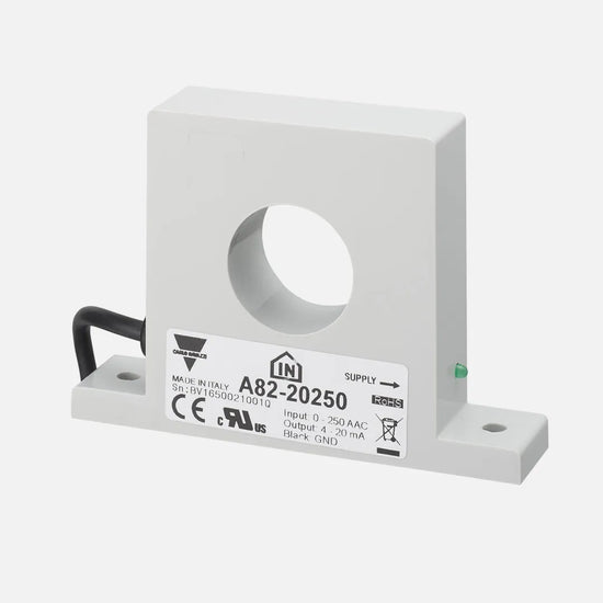 Transformador de corriente RMS 0-50A AC 4-20A DC con Led verde IP40