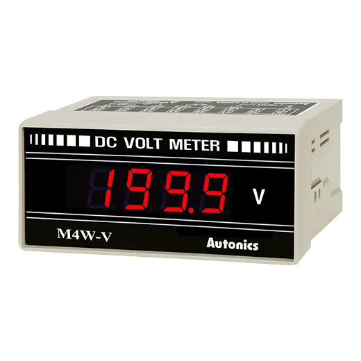M4W-DV-4 Voltímetro DC de panel 96WX48Hmm 100-240VCA Indicador