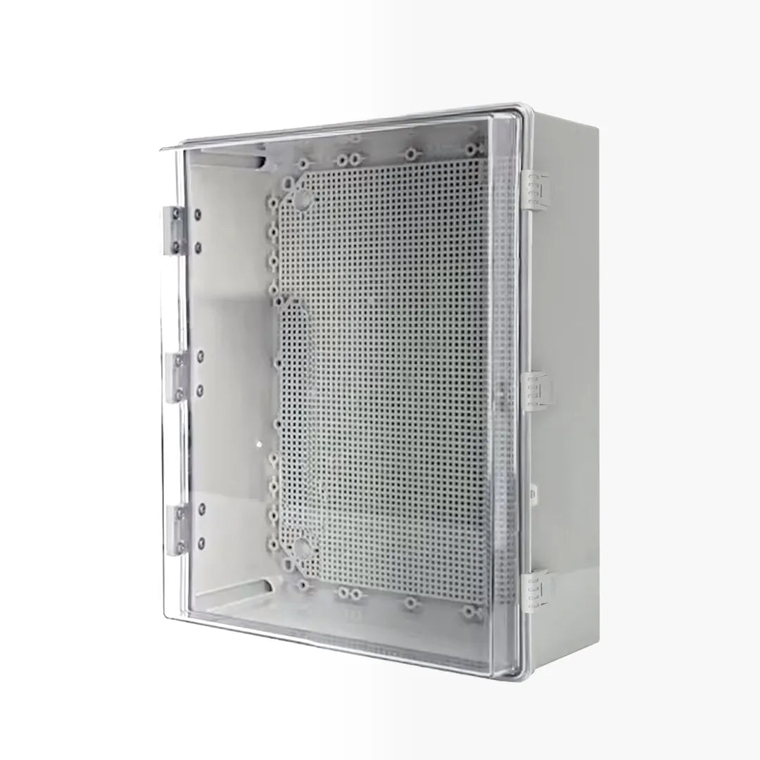 Gabinete mural puerta transp. c/platina 600mmHX400mmWX220mmD ABS+PC IP66
