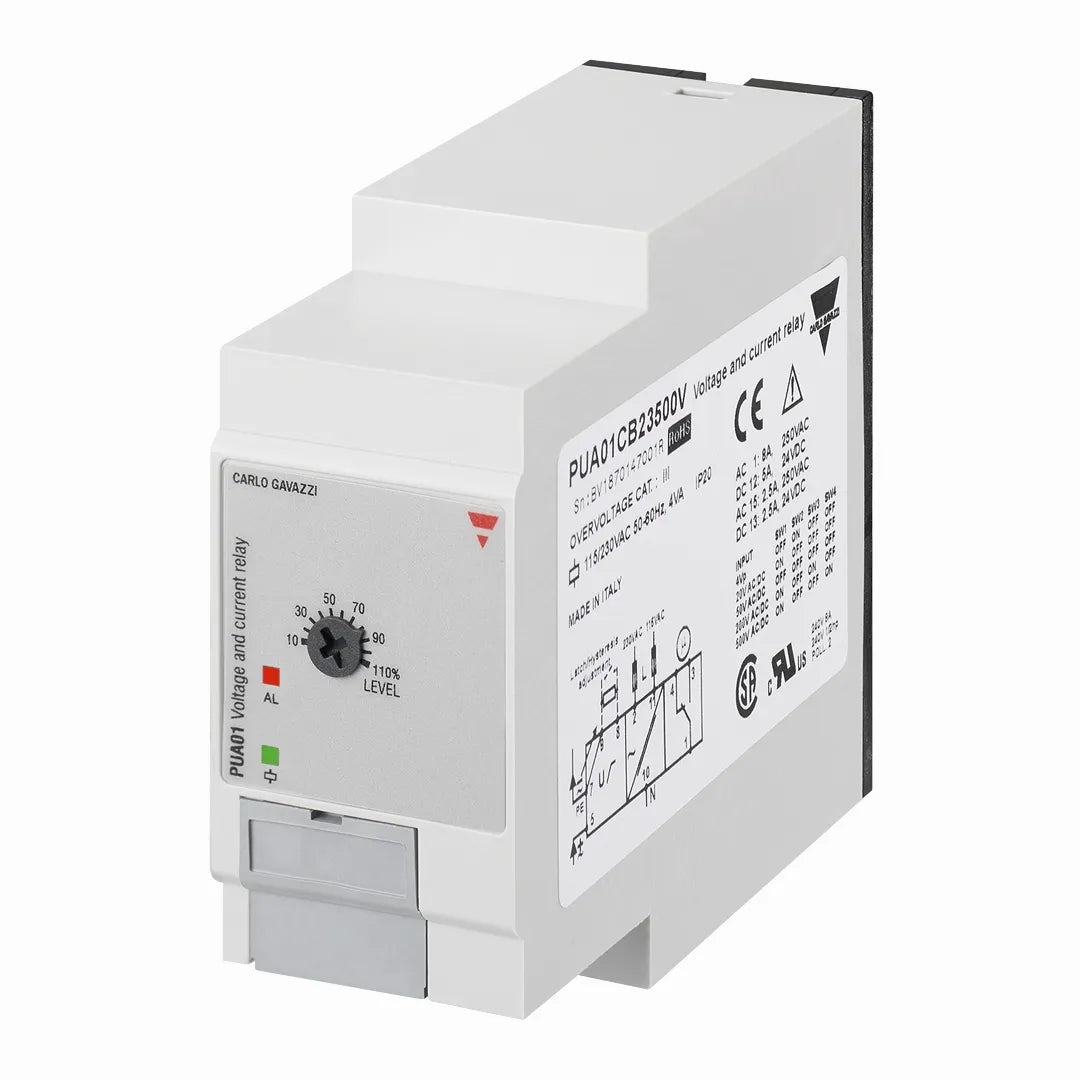 PUA01 RELEVADOR SUPERVISOR DE VOLTAJE SPDT 8A HEMBRA 250 VAC