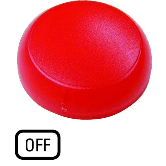 M22-XL-R-GB5 RMQ-Titan Lente para luz piloto Diseño-Plano color Rojo -OFF-