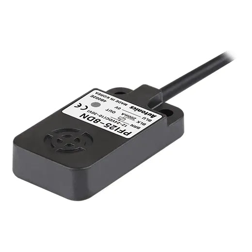 PFI25-8DN Sensor inductivo rectangular cuerpo plano 25mm SN 8mm 3H 24VCD NPN NA