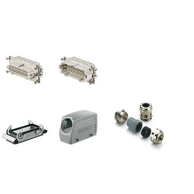 HDC-KIT-HE 16.120 M KIT RockStar Salida lateral 16P+PE 16A 500V Grupo6 M25
