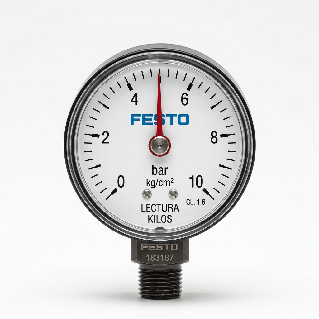 FESTO Manometro 1/8  LECTURA KILOS