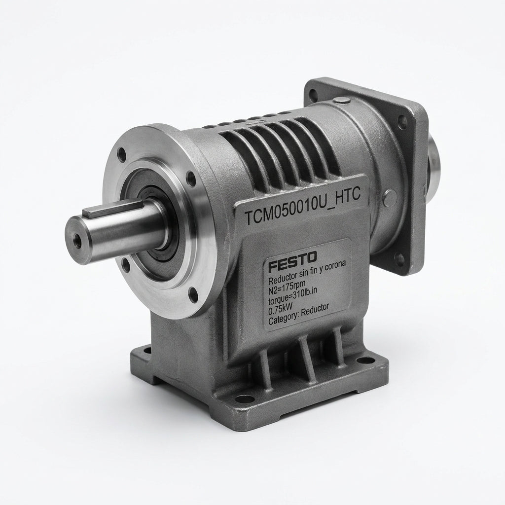 FESTO Reductor sin fin y corona, N2=175rpm, torque=310lb.in; 0.75kW