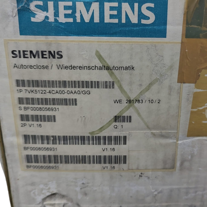 Siemens 7kv5122-4ca00-oaa0/gg