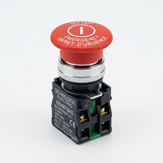 SCHNEIDER ELECTRIC XB4BT845 INTERRUPTOR DE PARO DE EMERGENCIA