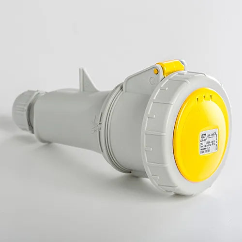 Base aérea 32A 2P+T 120VCA 4h Amarillo IP66-IP67