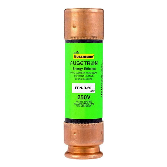 Fusetron Fusible accion retardada Clase RK5 2-Elemento 27x140mm 60A 600VCA 200kA