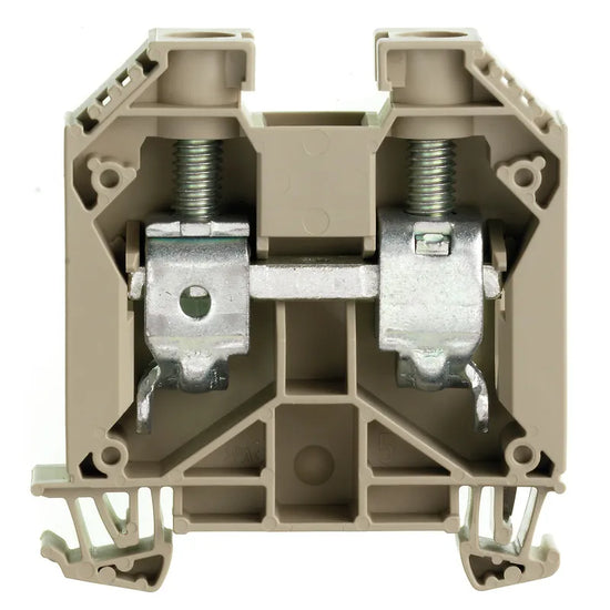 WDU 35 Clema de paso en color beige 35mm² 12-2AWG 125A 1000VCA