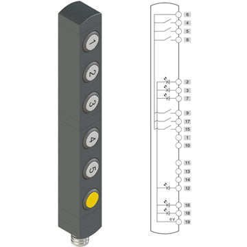 Pizzato BN AC6ZA45