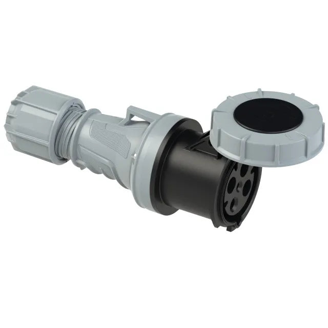 5752 Base aerea 3P+T 7H 63A 500V IP67 Negro