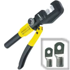 Ponchadora Hidráulica 8 Ton con mordaza abierta 4-70mm² 12-2/0AWG