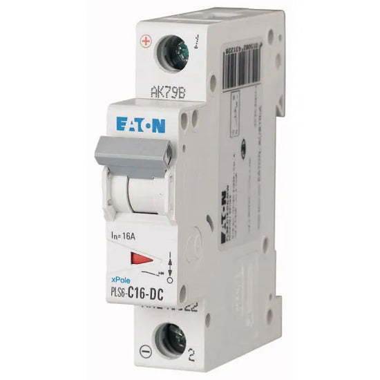 PLS6-C16-DC-MW Xpole Interruptor termomagnético para DC 1P 16A 6kA Curva C