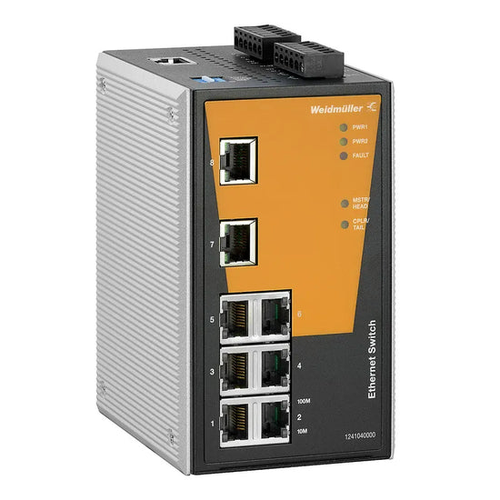 IE-SW-PL08M-8TX Fast Ethernet Switch gestionado de 8 puertos RJ45 0~60°C