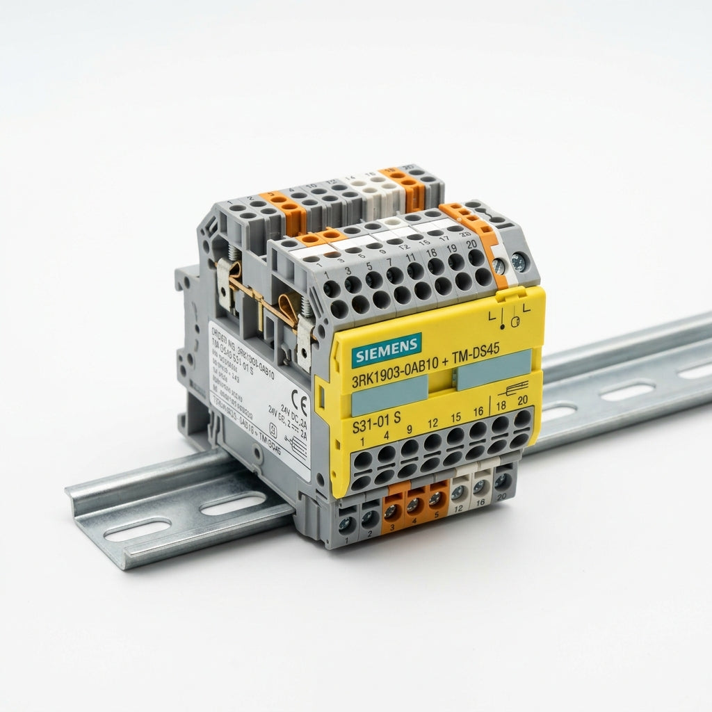 SIEMENS 3RK1903-0AB10+TM-DS45 S31-01 S MODULO TERMINAL (CON DETALLE)