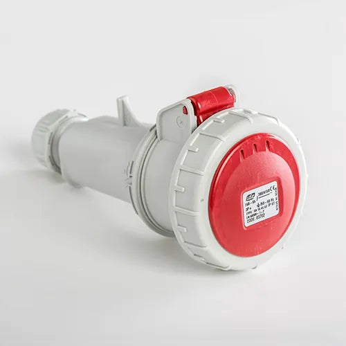 Base aérea 16A 3P+T 400VCA 6h Rojo IP66-IP67