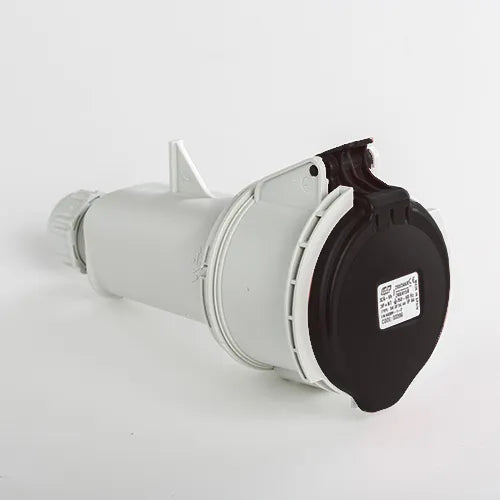 Base aérea 32A 3P+N+T 500VCA 7h Negro IP44