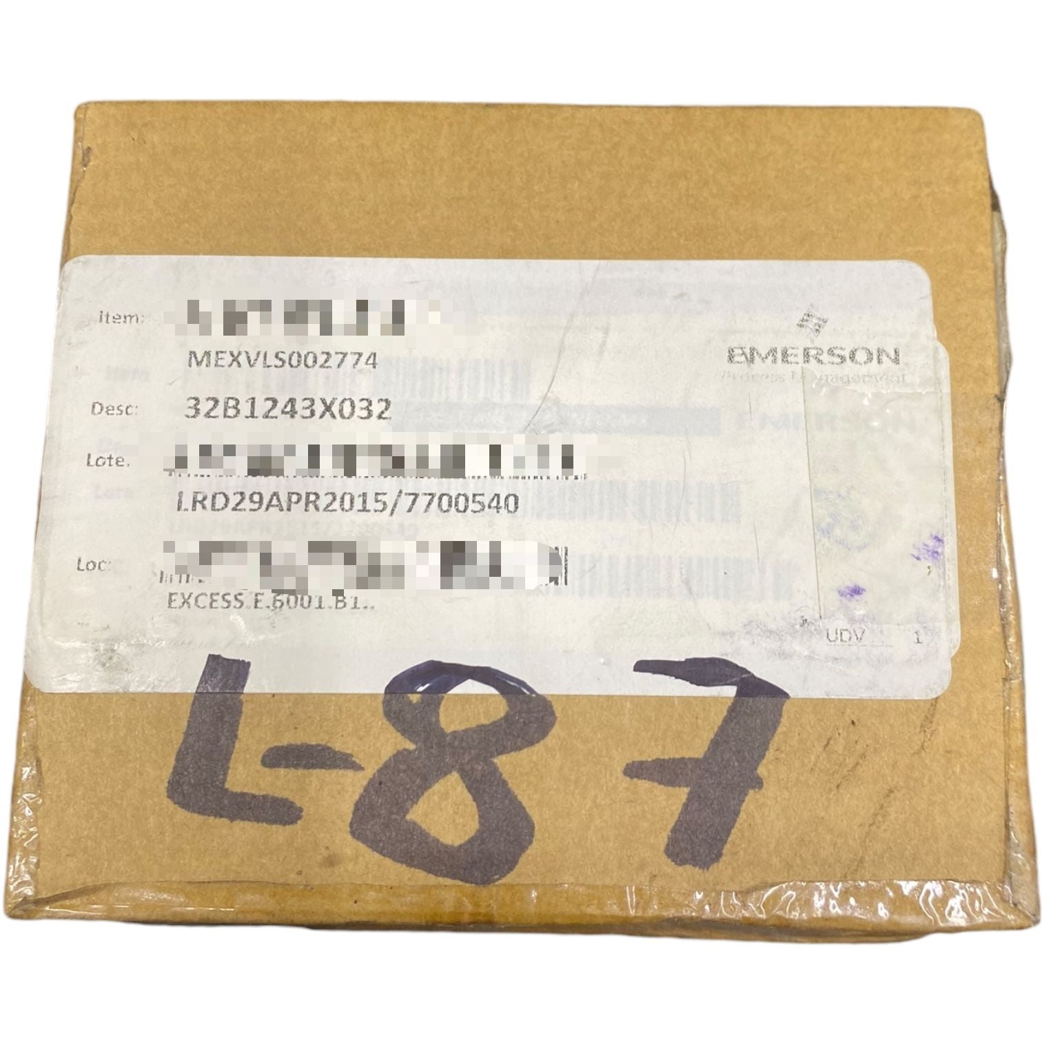 Emerson 32B1243X032 Conjunto para máquina