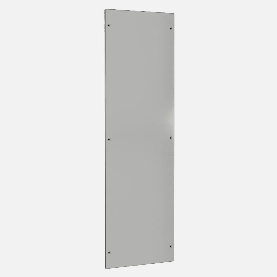 VX Laterales atornillables de chapa de acero 1600Hx500Dmm 2 piezas RAL 7035