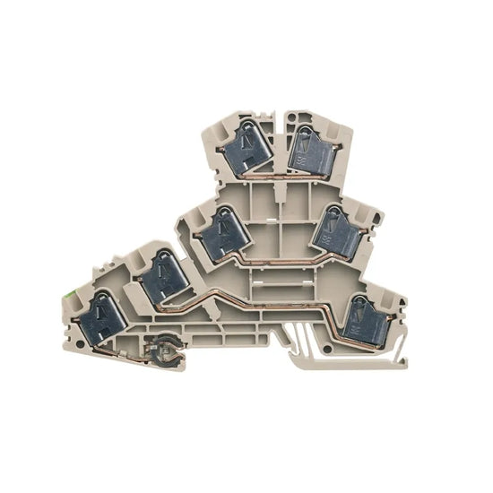 PMAK 4 Clema para conexión de motor 4mm² 26-12AWG 30A 400VCA Beige