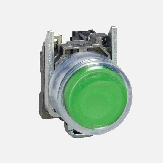 BOTON PULS VERDE CAPUCHON 1NA SC1 – TES