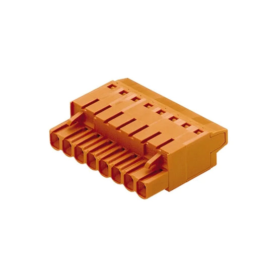 BLT 5.08HC/02/180 SN OR BX Conector hembra para PCB 2P Paso 5.08mm 180° Naranja