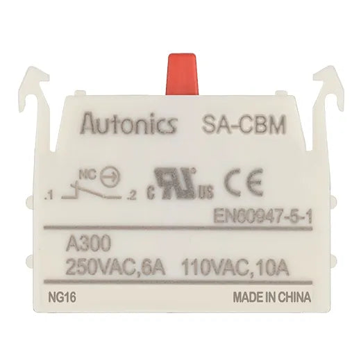 SA-CBM Block de contacto modular NC 6A 220VCA para botonería 22/30mm