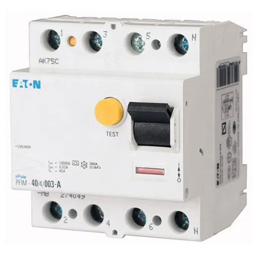 PFIM-25/4/003-A-MW Xpole Interruptor diferencial 4P 25A 10kA tipo A 30mA
