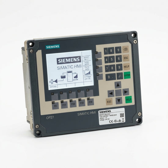 SIEMENS  6AV3627-1NK00-2AX0 PANEL TACTIL CON DETALLE FUNCIONANDO