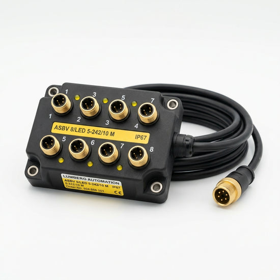 LUMBERG AUTOMATION ASBV 8/LED 5-242/10 M